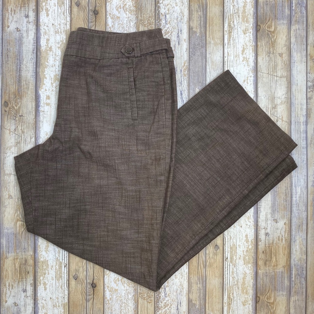 $5 SALE Larry Levine Brown Dress Pants Women’s 14